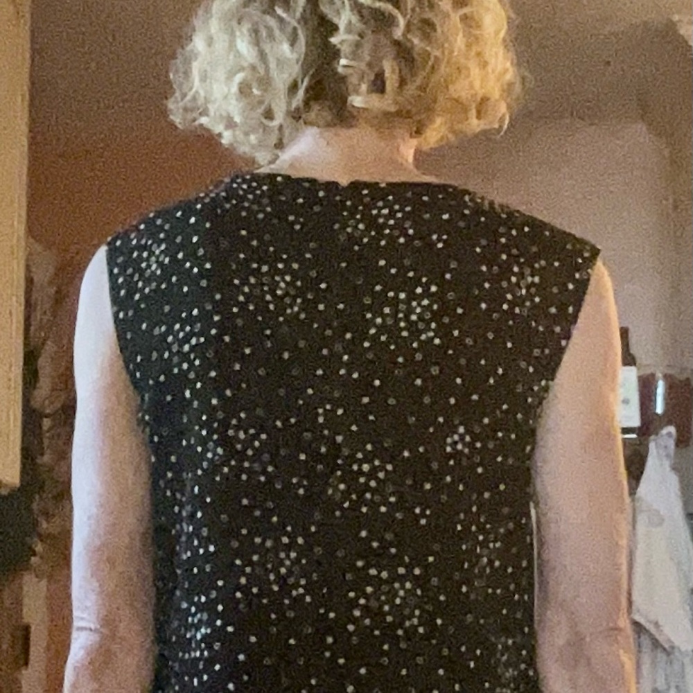 Saint Laurent Black and White STAR ⭐️ Pattern Dress! - Picture 6 of 9